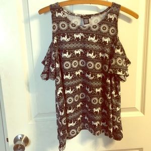 Size Medium Rue21 Off The Shoulder Top